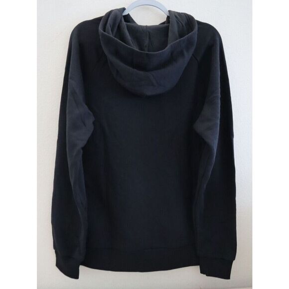 Under Armour 1357092-001 Men's Sz Large Black UA Rival Fleece LC Logo Hoodie - Picture 2 of 9